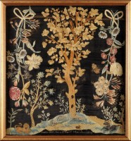 Lot 1065 - An 18th Century needlework picture, by...