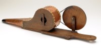 Lot 1067 - A late 19th Century copper-clad oak mechanical...