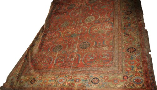 Lot 1095 - A large early 20th Ziegla Sultanabad carpet,...