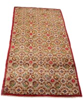 Lot 1103 - A Turkish Karapinar rug, with full floral...