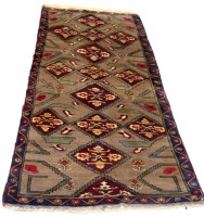 Lot 1107 - A Turkish Karapinar rug, of lozenge and floral...