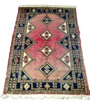 Lot 1108 - A modern Persian carpet, with four diamond...