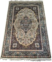 Lot 1112 - A Central Persian rug, possibly Qum, decorated...