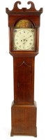 Lot 1123 - John Liddell, Morpeth: a Georgian oak longcase...