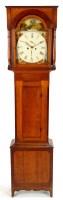 Lot 1142 - An early Victorian oak and mahogany banded...