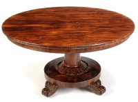 Lot 1169 - An early Victorian circular rosewood...