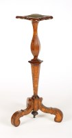 Lot 1186 - A 19th Century Dutch marquetry plant stand,...