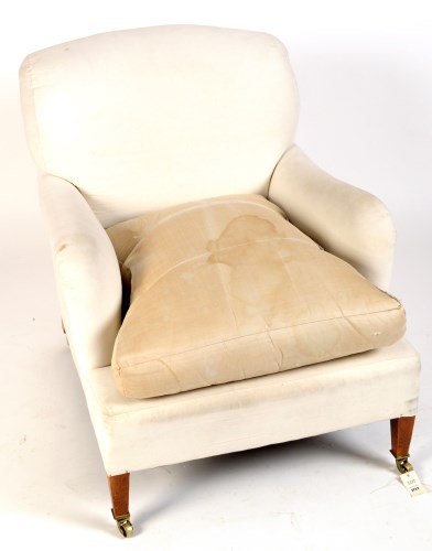 Lot 1222 - A Howard & Sons easy chair, with upholstered...