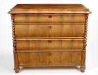 Lot 1224 - A 19th Century mahogany Biedermeier style...