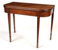 Lot 1236 - An early 19th Century mahogany turnover top...