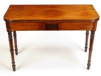 Lot 1264 - A 19th Century rectangular mahogany tea table,...