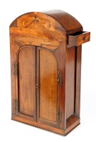 Lot 1266 - A 19th Century mahogany spice cupboard, with...