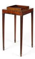 Lot 1289 - A 19th Century mahogany urn stand with small...