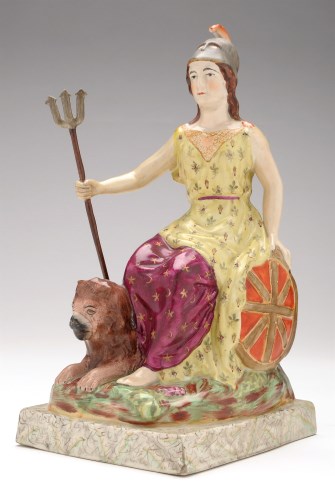 Lot 84 - Large Staffordshire Pearlware figure of...