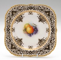 Lot 138 - Royal Worcester cabinet plate, signed by R....