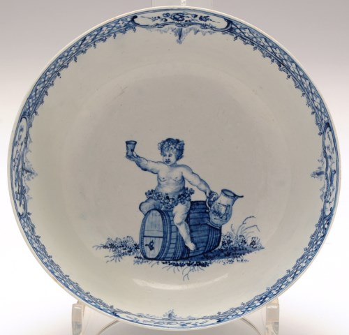 Lot 140 - Pennington's, Liverpool, blue and white punch...