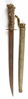 Lot 455 - A 19th Century Eastern European hunting knife,...