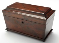 Lot 506 - An early 19th Century rosewood tea caddy, of...