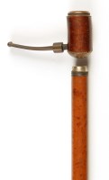 Lot 510 - An interesting early 20th Century malacca cane...