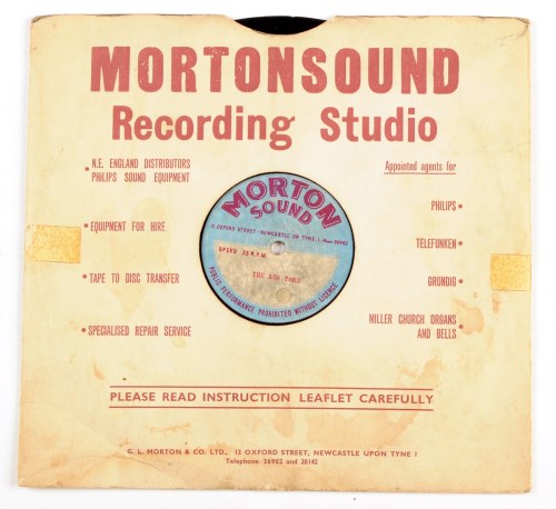 Lot 521-A rare acetate recording of the Kon Tors,...