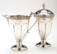 Lot 567 - A George V sugar strawberry set, by Adie Bros.,...