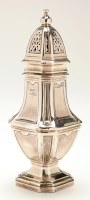 Lot 606 - A George V caster, by Harrison Bros. & Howson...