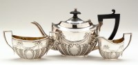 Lot 627 - An Edwardian three-piece bachelor's tea...