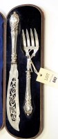 Lot 642 - A pair of Victorian fish servers, by John...