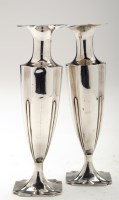 Lot 644 - A pair of Edwardian posy vases, by Roberts &...