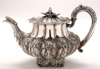 Lot 649 - A Victorian teapot, by Samuel Hayne & Dudley...