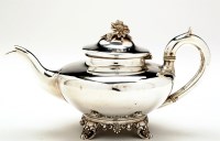 Lot 653 - A Victorian teapot, by John James Keith,...