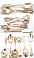 Lot 660 - Six coffee spoons, by Elkington & Co.,...