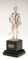 Lot 667 - A late Victorian silver model of a Victorian...