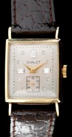 Lot 776 - Chalet: a lady's gold coloured metal...