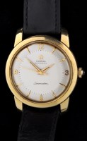 Lot 785 - Omega Automatic Seamaster: a gentleman's 18ct....