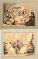 Lot 1023 - Thomas Rowlandson (1756-1827) ''TEA ON SHORE''...