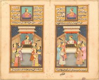 Lot 1049 - 19th Century Indian School SCENES OF COURTLY...