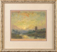 Lot 1087 - John Falconar Slater (1857-1937) WINDMILL BY A...