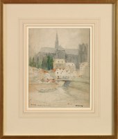 Lot 1089 - Victor Noble Rainbird (1888-1936) ''AMIENS''...