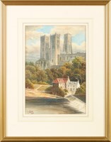 Lot 1096 - James Watson (1851-1936) DURHAM CATHEDRAL AND...