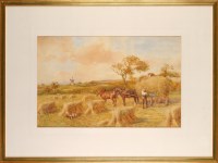 Lot 1101 - John Atkinson (1863-1924) ''AT HAYTIME'' -...