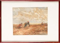 Lot 1129 - After David Cox (1783-1859) TRAVELLERS ON A...