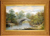 Lot 1130 - Charles Nicholls Woolnoth (1815-1906) A RIVER...