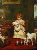 Lot 1162 - After Charles Burton Barber (1845-1894) ''GIRL...