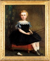 Lot 1171 - J*** M*** (19th Century) A PORTRAIT OF A SMALL...