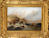 Lot 1204 - John Wilson Carmichael (1799-1868) ''CRASTER...