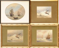 Lot 1206 - Ralph Marshall (c.1855-c.1945) PADDLE TUGS AND...