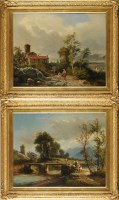 Lot 1227 - 19th Century Italian School VIEWS IN THE NORTH...