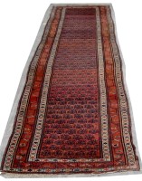 Lot 1248 - A North West Persian runner, the field...