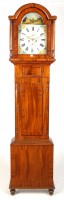 Lot 1267 - W.E. Robson, Newcastle: a mahogany longcase...